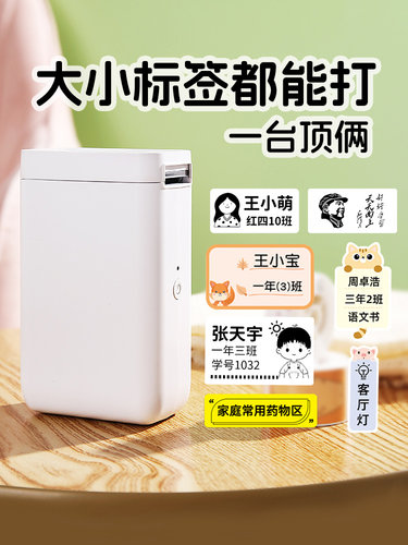 Niimbot D101标签机蓝牙可连接手机小型智能家居标签打印机名称不