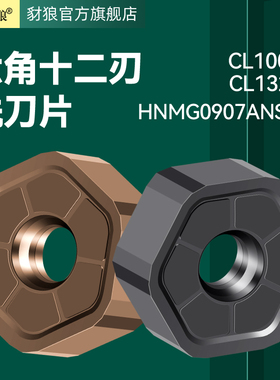 HNMG0907ANSN数控快进给铣刀片双面六角十二刃重切削刀粒加工钢件