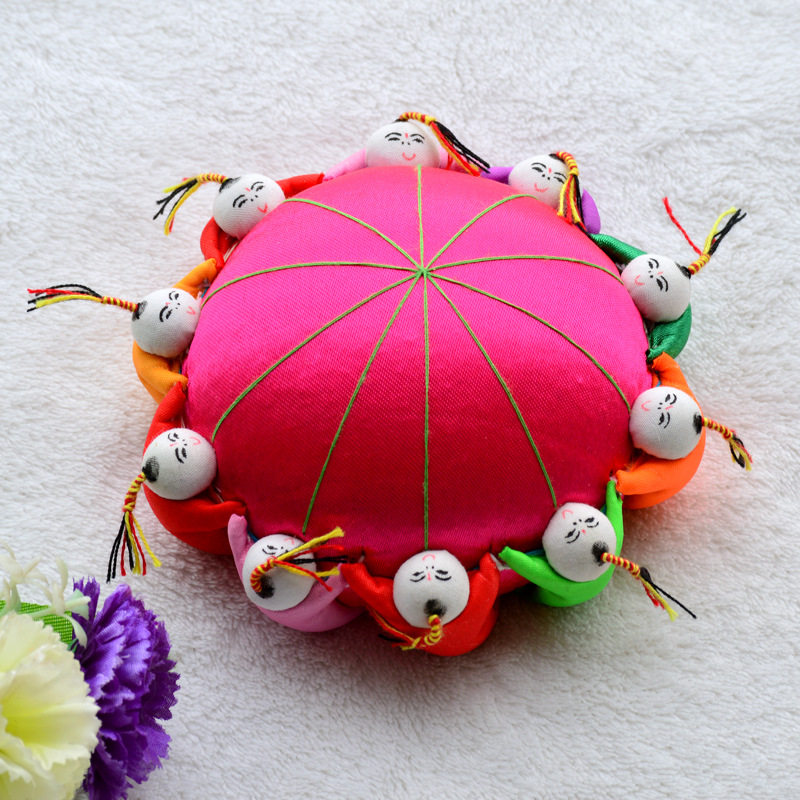 针包针插diy十字绣底座收纳针扎包材料针插托盒手工缝纫工具摆件