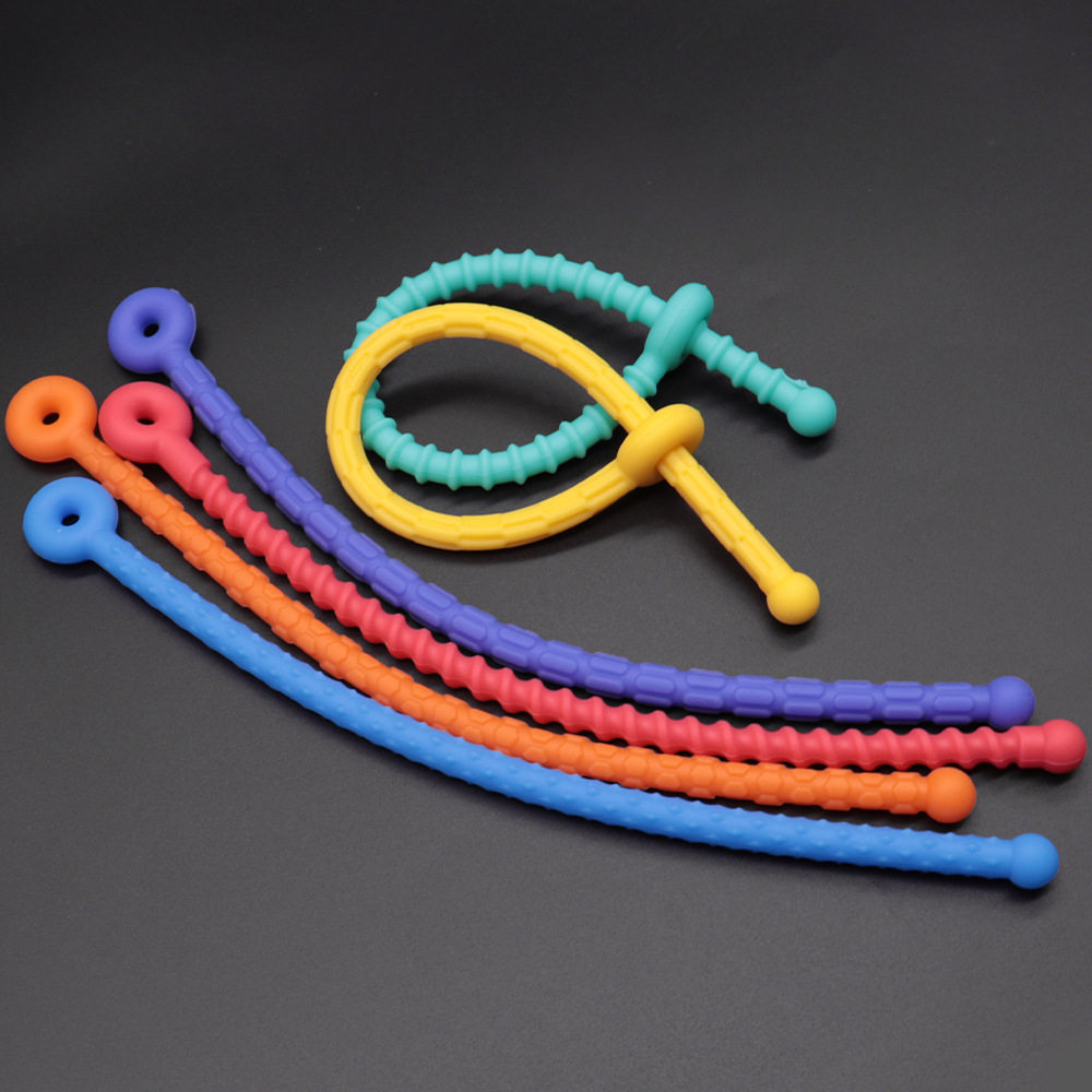 儿童解压感官玩具便携玩具感官安全纹理儿童面条硅胶韧性解压