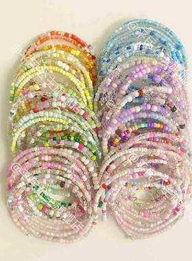 纯手工高颜值马卡龙色成品手串