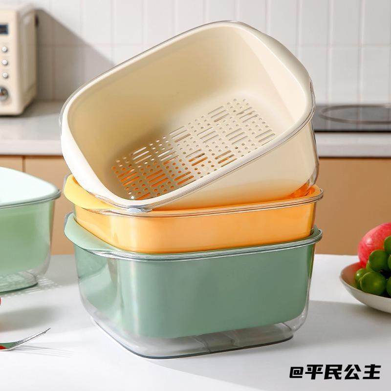 简约洗菜篮盆子果盘滴水篮沥水篮多功能洗菜筐收纳厨房篓水果盘,餐饮具,果盆/果盘/果篮,淘宝优惠券,粉丝福利购,淘宝优惠卷