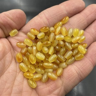 饰品diy黄龙玉饰品玉石散珠配件散珠diy玉石手链珠子diy