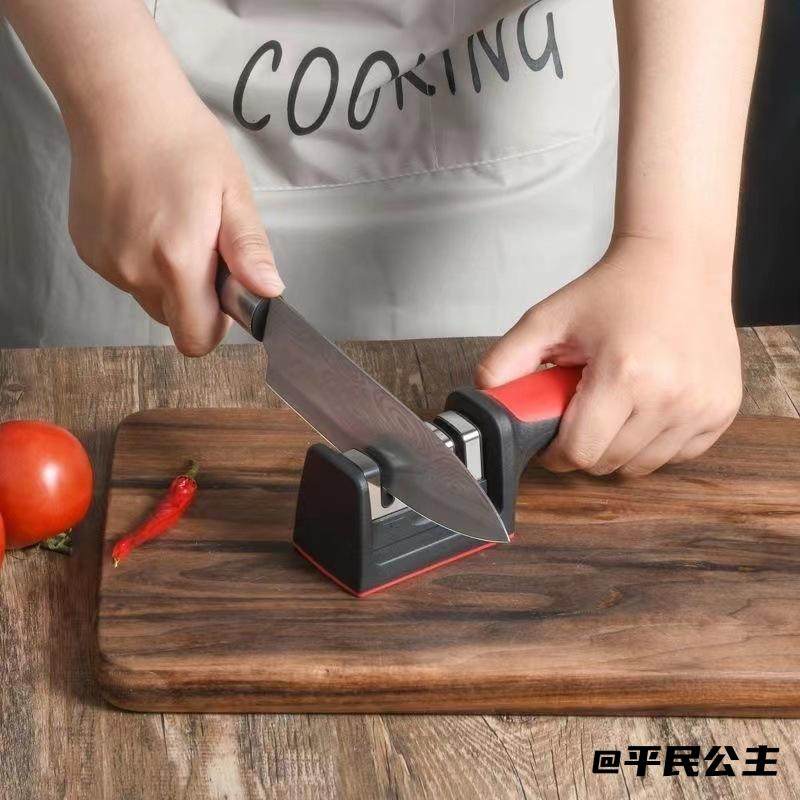 三段磨刀器剪子磨刀器菜刀通用开刃砍骨磨刀架精细多功能手动切片,家居饰品,桌面摆件,淘宝优惠券,粉丝福利购,淘宝优惠卷