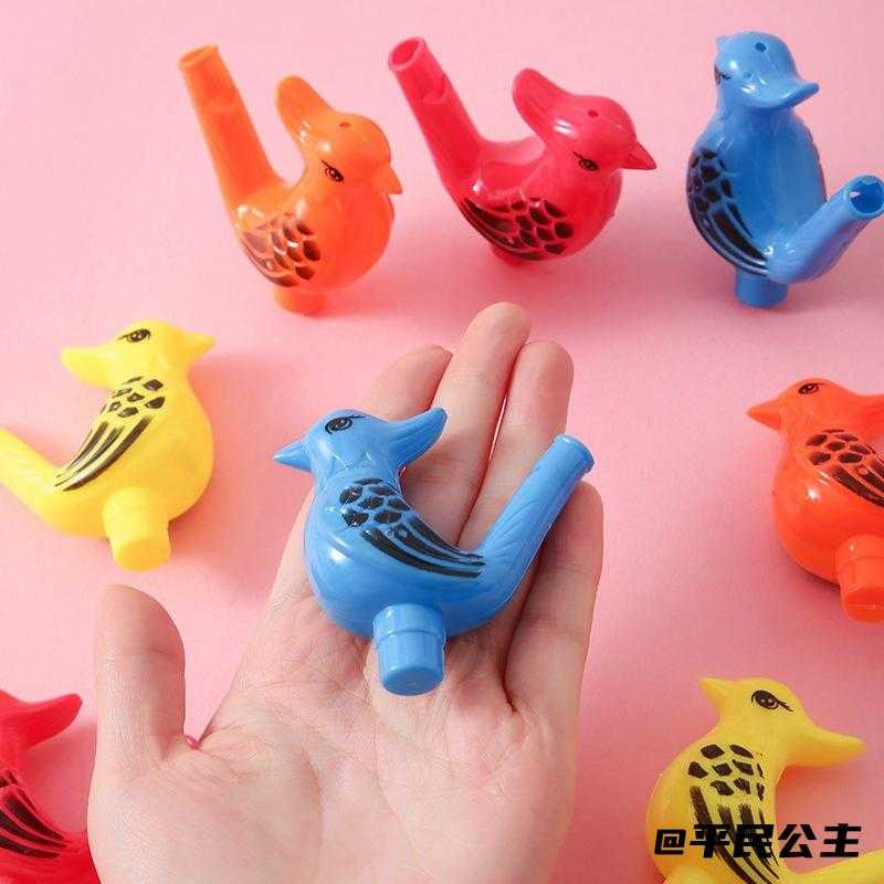 可爱塑料水鸟口哨儿童趣味吹奏发声玩具宝宝早教音乐启蒙小礼品