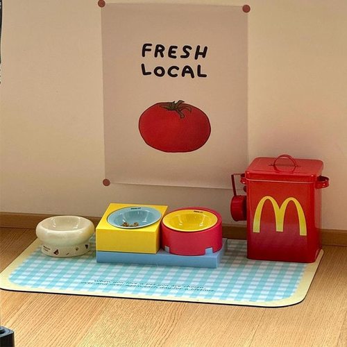 免洗防溅防洒可爱宠物餐垫防水