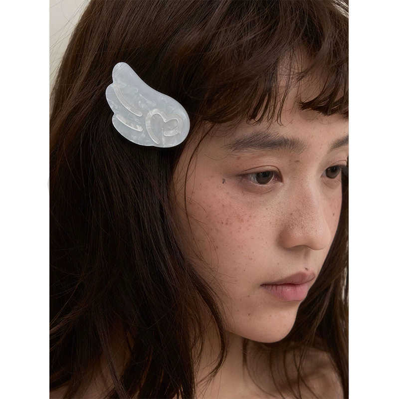 "Angle系列"可爱甜美少女心天使翅膀发夹刘海夹高级设计感发饰