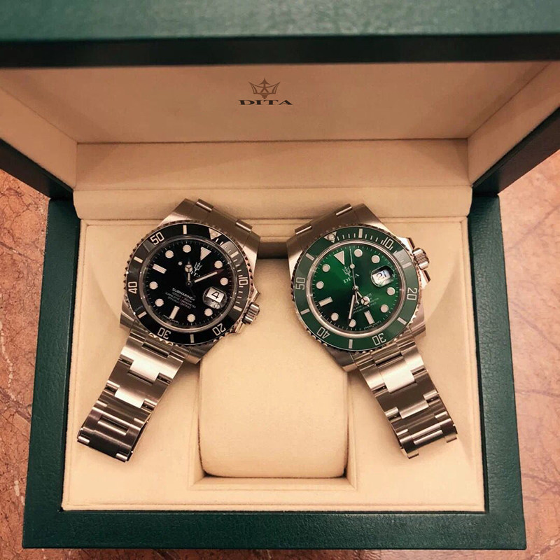 官方旗舰店正品绿水鬼手表男士全自动绿水怪十大品牌瑞士机械男表