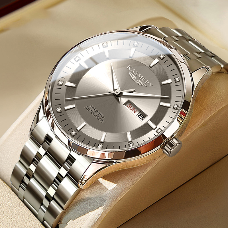 正品新款镂空机械男表