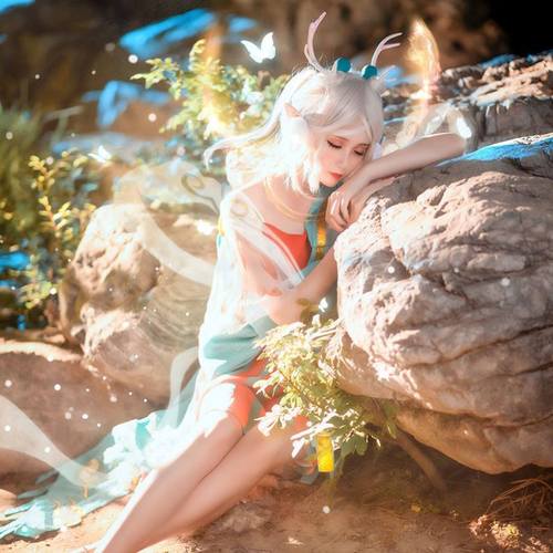 瑶遇见神鹿皮肤素材模板 瑶遇见神鹿皮肤图片下载 小麦优选