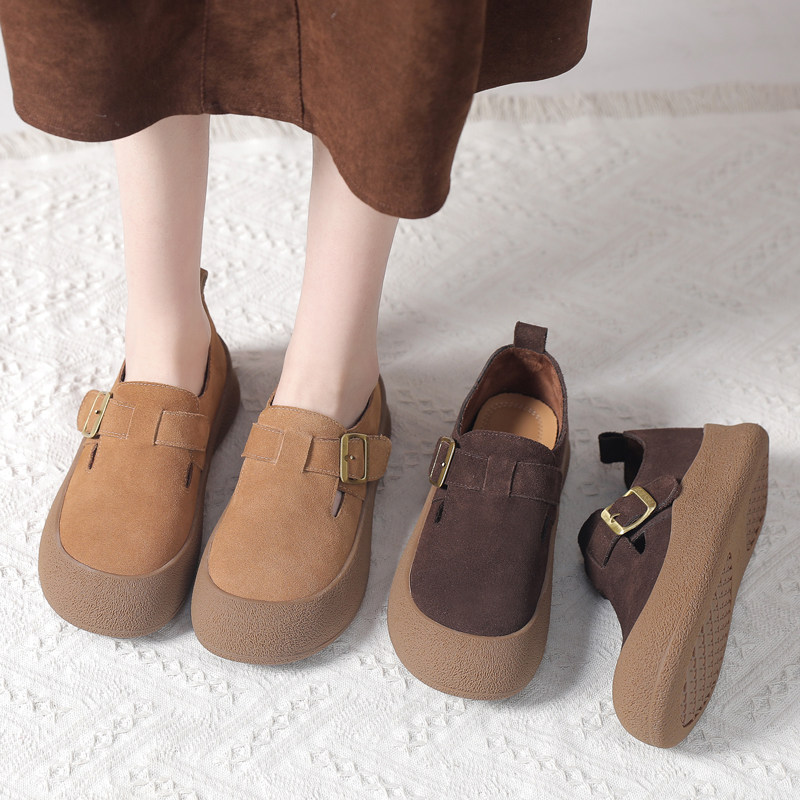 复古勃肯鞋女2025秋季新款短靴