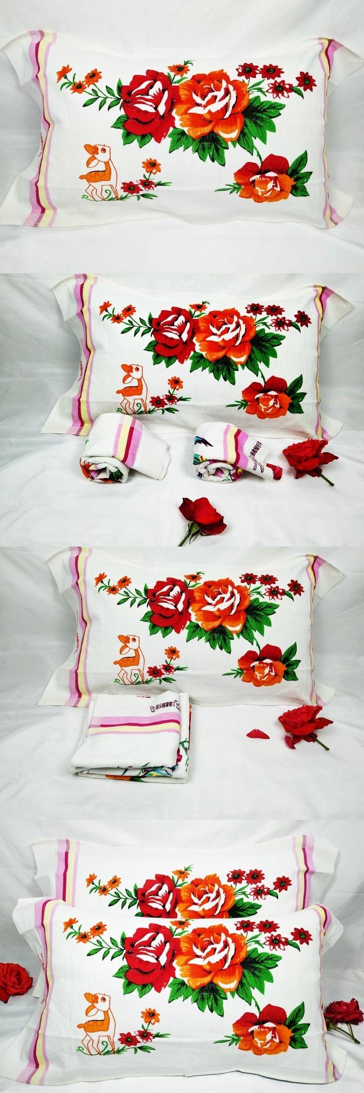 Khăn gối cũ 70 năm w thế hệ hoài cổ bông cũ bảy mươi tám nhà cung cấp rộng rãi gối gối thời thơ ấu - Khăn gối khăn gối