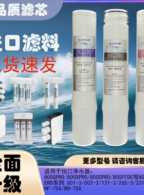 适用怡可飘ECOPURE RO-75X/HF-75X GAC/RO/CTO通用滤芯