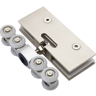 滑轮淋浴房吊轮卫生间玻璃门吊轮移门滑轮玻璃移门轮 移门配件8轮