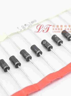 SR5200 直插肖特基二极管5A 200V SB5200 大芯片