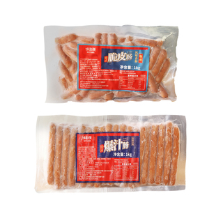爆汁肠1kg 味斯美日式 12包商业用整箱烘焙专用面包香肠热狗烤肠