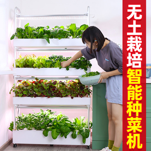 智能种菜机多层水培蔬菜神器家庭阳台专用种植箱无土栽培设备花盆