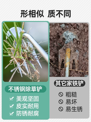 Артефакт для прополки, трубач из марганцевой стали, рыхлая почва, выкапывание диких овощей и сорняков, новый инструмент для выдергивания корней, садовые грабли