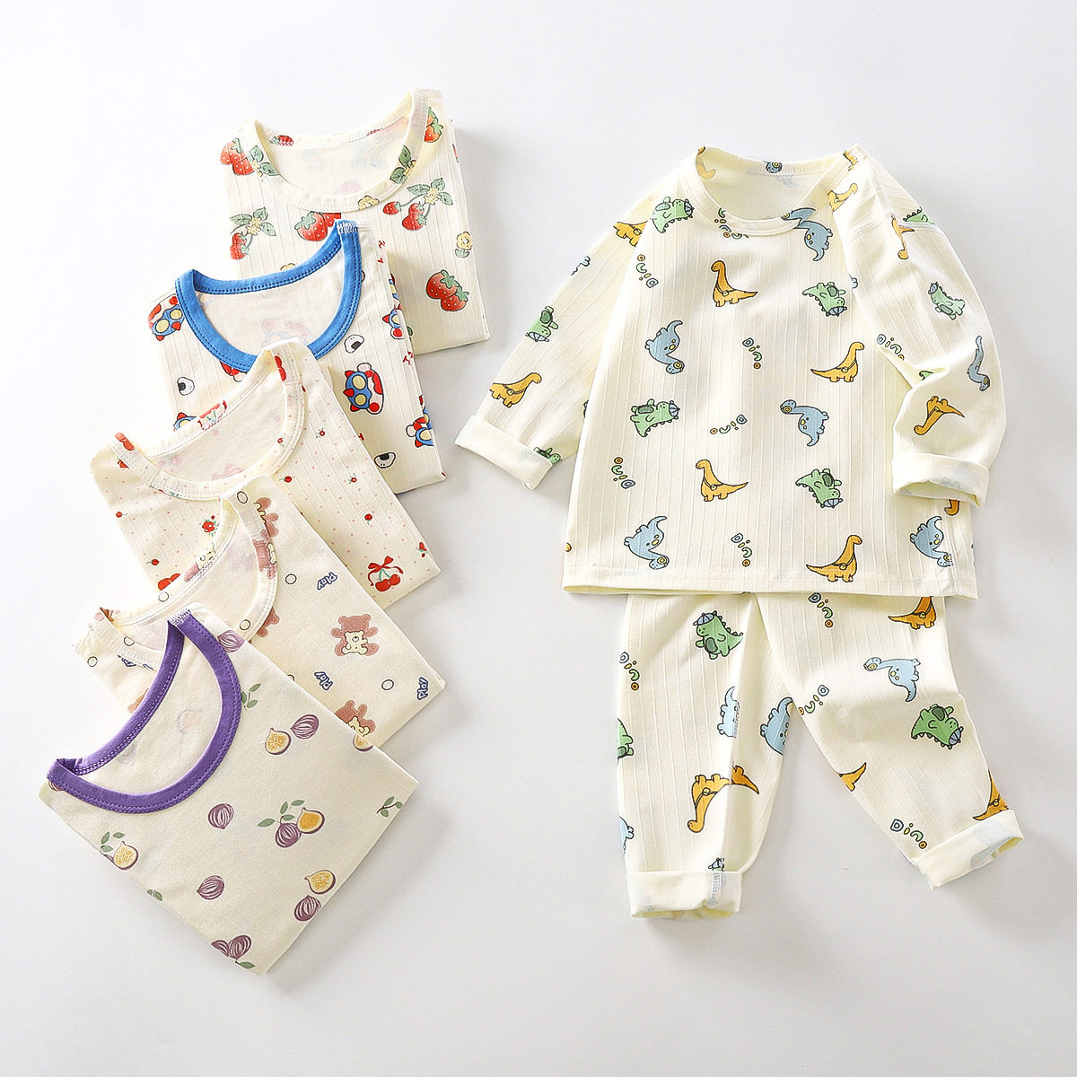 新款儿童家居服套装宝宝纯棉春秋衣秋裤男童女童内衣睡衣,童装/婴儿装/亲子装,家居服套装,淘宝优惠券,粉丝福利购,淘宝优惠卷