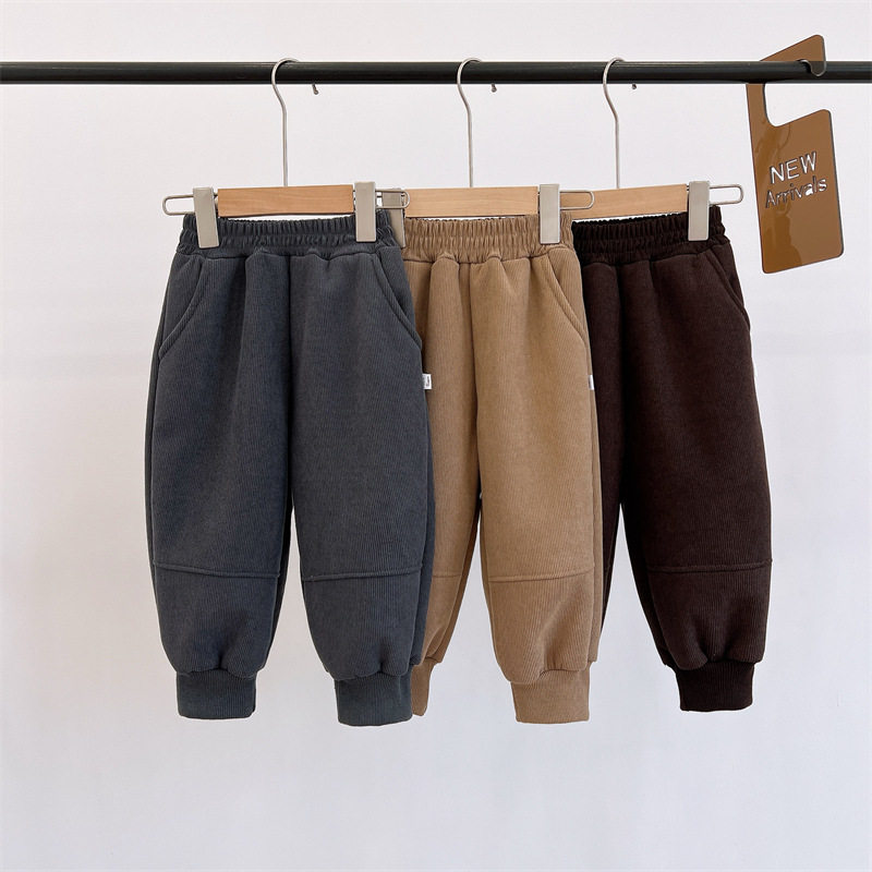 儿童裤子冬加厚加绒一体绒男童裤子羊羊驼绒束脚裤女童裤子冬季,童装/婴儿装/亲子装,裤子,淘宝优惠券,粉丝福利购,淘宝优惠卷