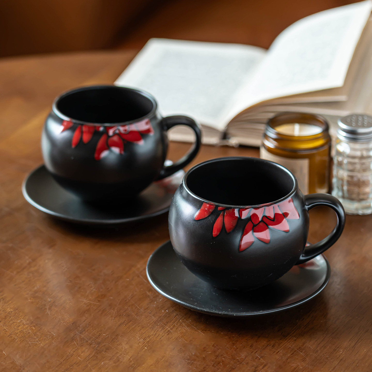 咖啡杯特别好看杯碟套装陶瓷高颜值拉花杯复古轻奢高级拿铁杯子,餐饮具,咖啡杯,淘宝优惠券,粉丝福利购,淘宝优惠卷