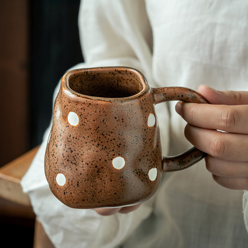 吉田成器咖啡杯果茶杯小众杯子