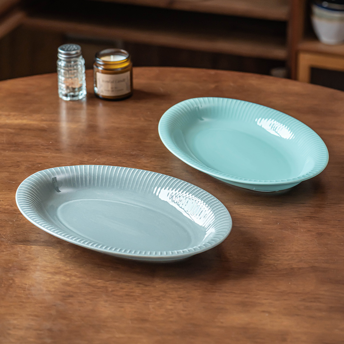 吉田成器高颜值简约陶瓷鱼盘