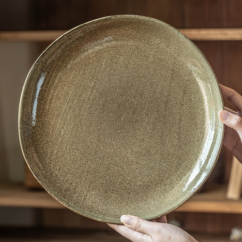 吉田成器牛排盘子西餐盘家用菜盘