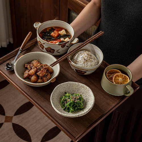 吉田成器一人食陶瓷套装米饭碗