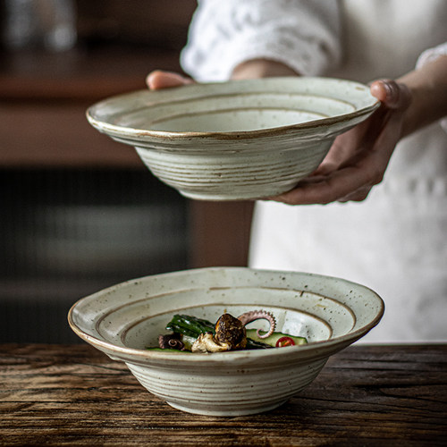 格雷草帽碗日式陶瓷高级感