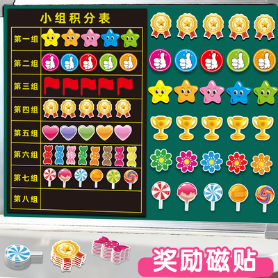 磁吸儿童表扬奖励加分磁性贴教具