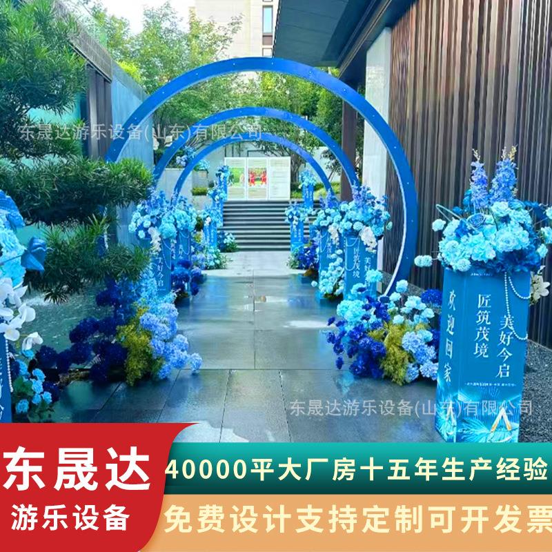 网红水雾门雾化通道 园林广场景观灯夏季降温喷雾造雾装置
