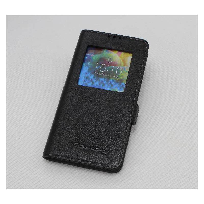 适用于黑莓key1手机壳keyone真皮套保护防摔全包休眠智能网红定制翻盖