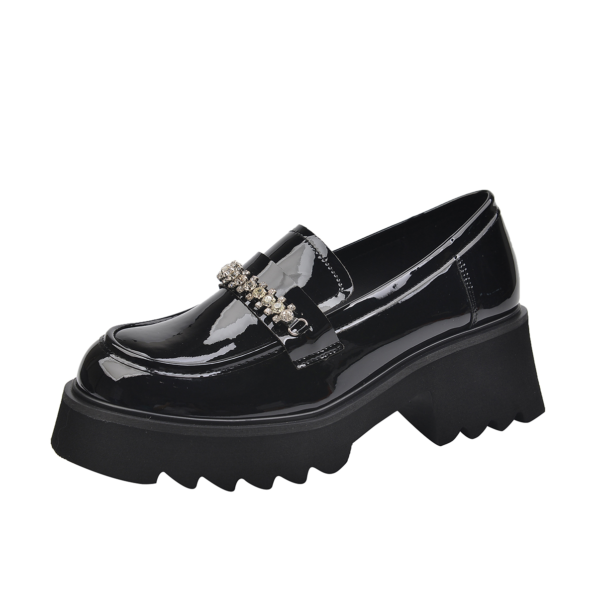 厚底乐福鞋女英伦风单鞋