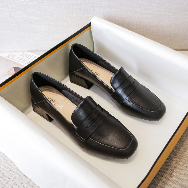 乐福鞋女2025新款小皮鞋