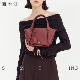 西木汀朱丽叶 手提包2026新款红色婚包女新娘包高级感单肩斜挎包