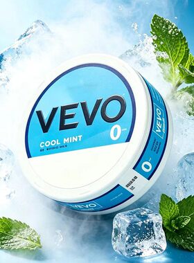 VEVO零度清凉薄荷口含袋提神解瘾