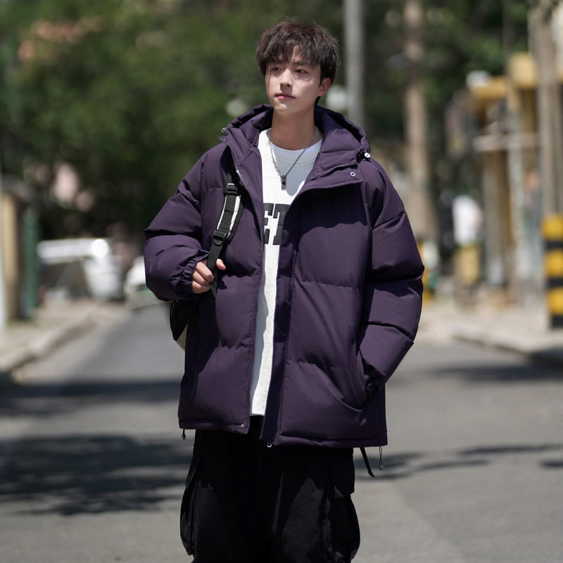 棉服男女款冬季连帽棉衣外套加厚防寒保暖男士羽绒服休闲棉袄上衣