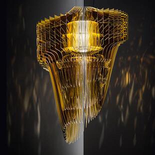 亚克力螺旋北极冰山后现代简约售楼部酒店大厅过道创意个性 吊灯