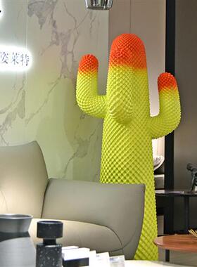 网红仙人掌衣架玻璃纤维雕塑客厅服装店美丽的植物装饰落地大型装