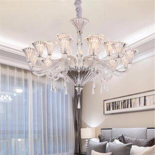 欧式 蜡烛卧室灯具后现代简约卧室灯别墅工程灯 餐厅灯水晶吊灯美式