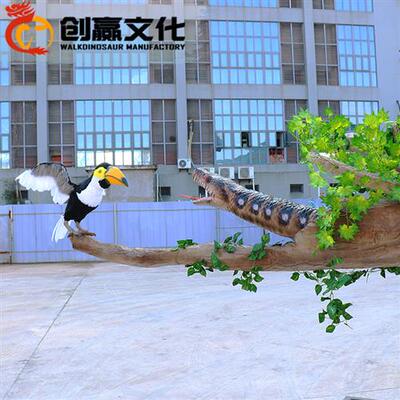 萌宠乐园仿真动物模型主题园区动物模型雕塑动物园动物蛇场景打造