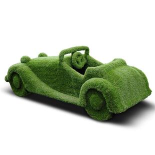 立体花坛绿雕厂家制作广场动物人造仿真绿雕儿童公园景观装 饰草雕