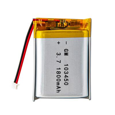 103450软包锂电池三元锂电芯 聚合物锂电池美容机电池3.7v1800mAh