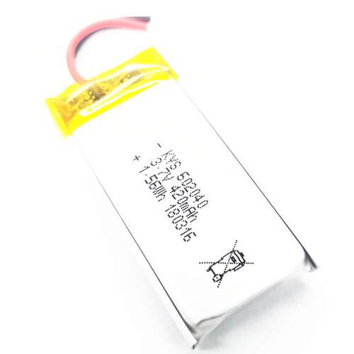 聚合物602040 420mAh 062040 652040带KC CQC按摩鞋录音笔锂电池