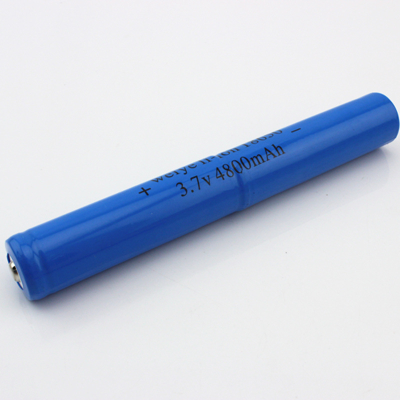 18650一字并联串连电池组充电锂电池3.7V防爆手电6000mah标电池