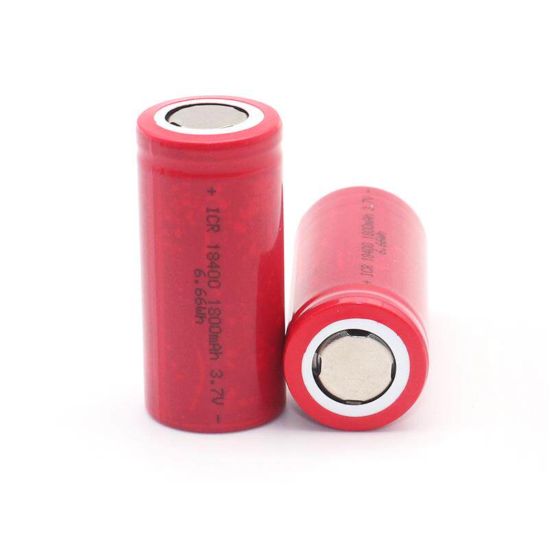 供应18400圆柱锂电池3.7V1800mAh榨汁机美容仪器灯具