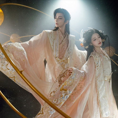 异志阁星辰合欢汉服重工刺绣齐腰