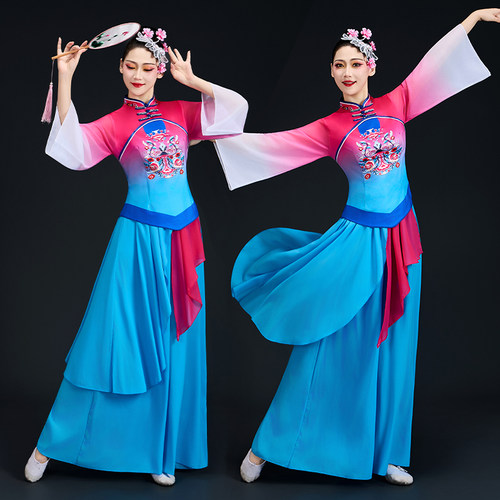 陕北榆林绥德秧歌服广场舞蹈服女