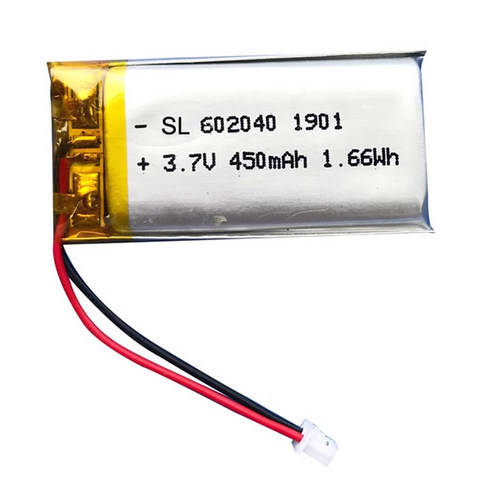 聚合物锂电池602040 450mah 3.7V WS蓝牙耳机遥控车充电锂电池 - 封面